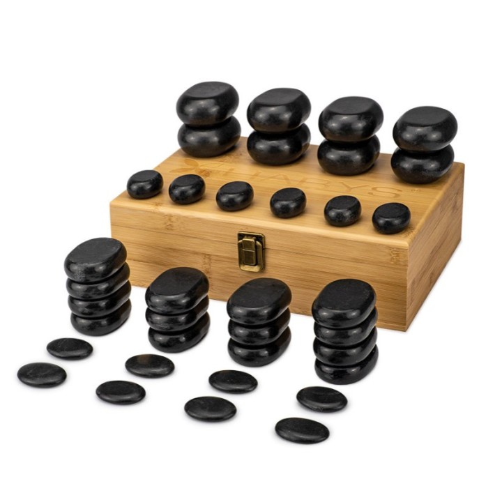 Masažo akmenų rinkinys 36 | Medisa.lt