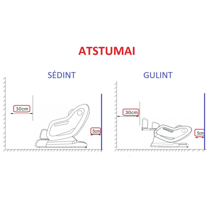 Masažinė kėdė SL 3D Natural | Medisa.lt