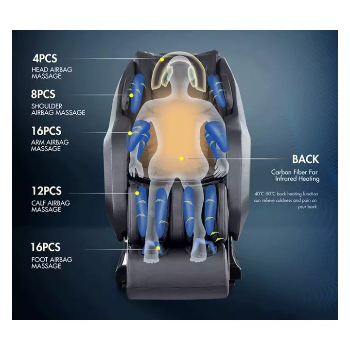 Masažinė kėdė SL 3D Natural | Medisa.lt