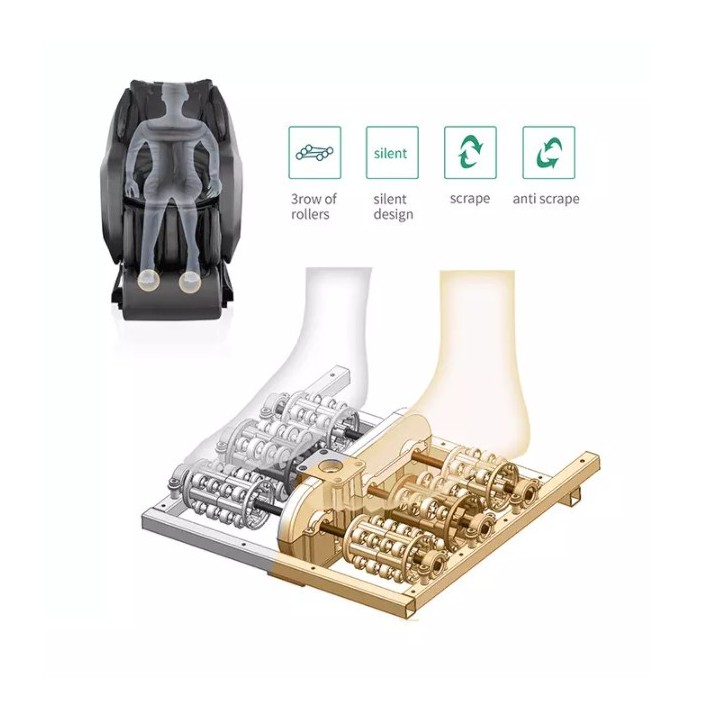Masažinė kėdė SL 3D Natural | Medisa.lt