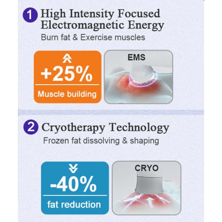 Robotas kūno formavimui EMS CRYO | Medisa.lt