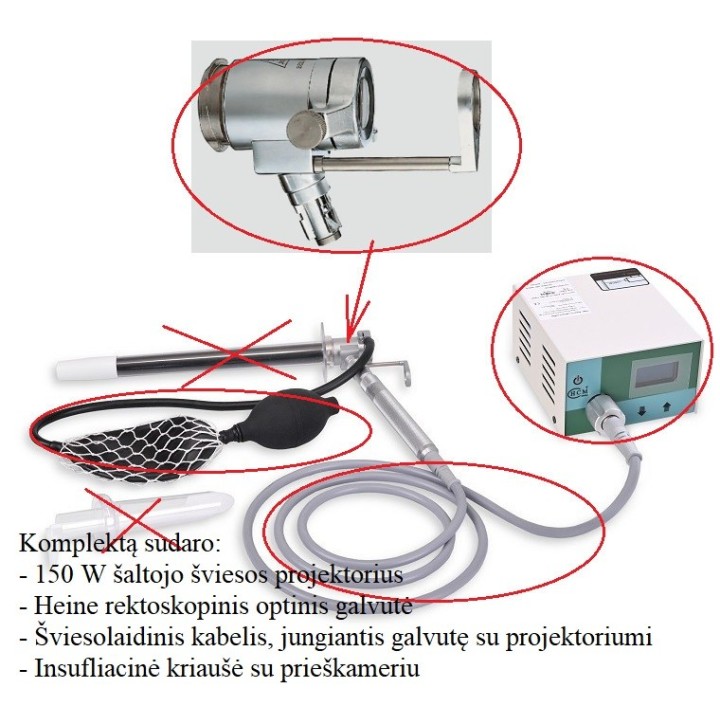 Halogeninis rektoskopas | Medisa.lt