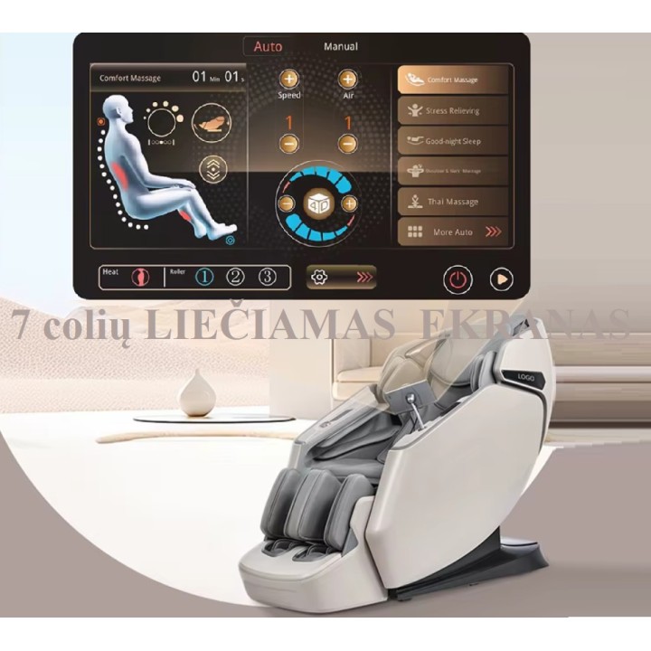 Masažinis fotelis SL Zero 4D -G | Medisa.lt