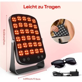 Raudonos šviesos terapijos LED panelė 27 cm | Medisa.lt