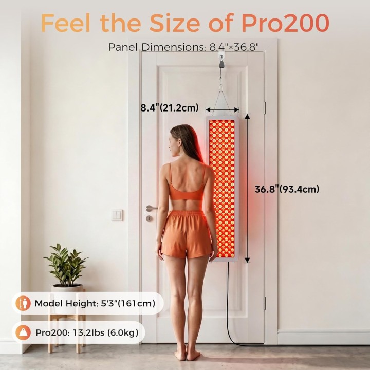 Raudonos šviesos terapijos LED panelė 94 cm | Medisa.lt