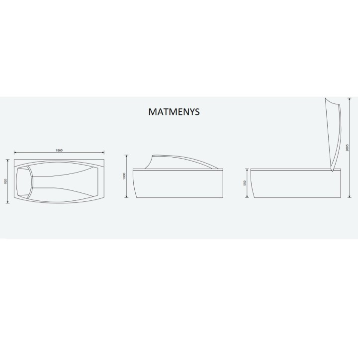 SPA daugiafunkcinė sūkurinė vonia Balance | Medisa.lt