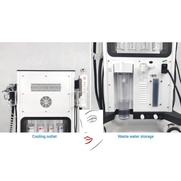HYDRAFACIAL aparatas su deguonies funkcija 7 in 1 | Medisa.lt