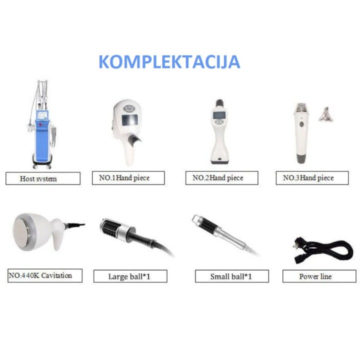 Kavitacijos Vakuumo Vela RF Lazerio aparatas | Medisa.lt