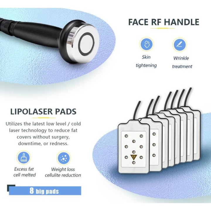 Krioterapijos kriolipolizės RF Lipo Lazerio aparatas | Medisa.lt