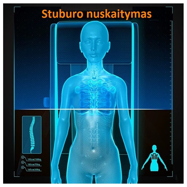 Nefrito termo masažo lova V3 | Medisa.lt