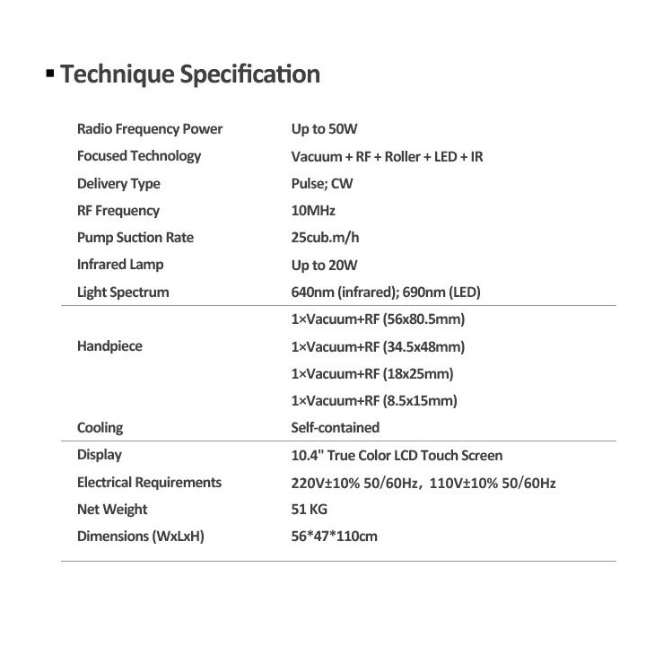 Velachape 360 RF+Roller+IR+LED veido, kūno masažuoklis | Medisa.lt