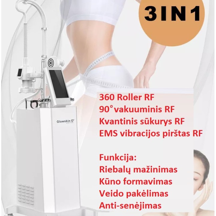 Vakuumo kavitacijos RF fizinės terapijos įranga 3 in 1 | Medisa.lt