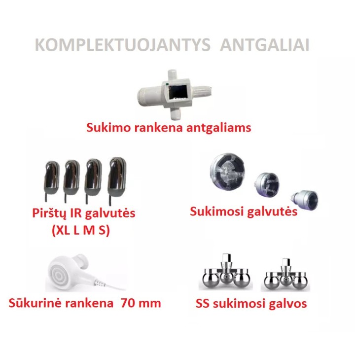 Vakuumo kavitacijos RF fizinės terapijos įranga 3 in 1 | Medisa.lt