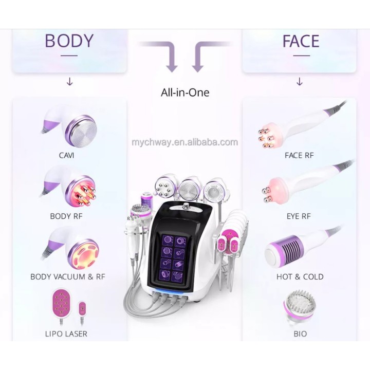 Ultragarso kavitacijos vakuuminis RF lipo lazerinis | Medisa.lt