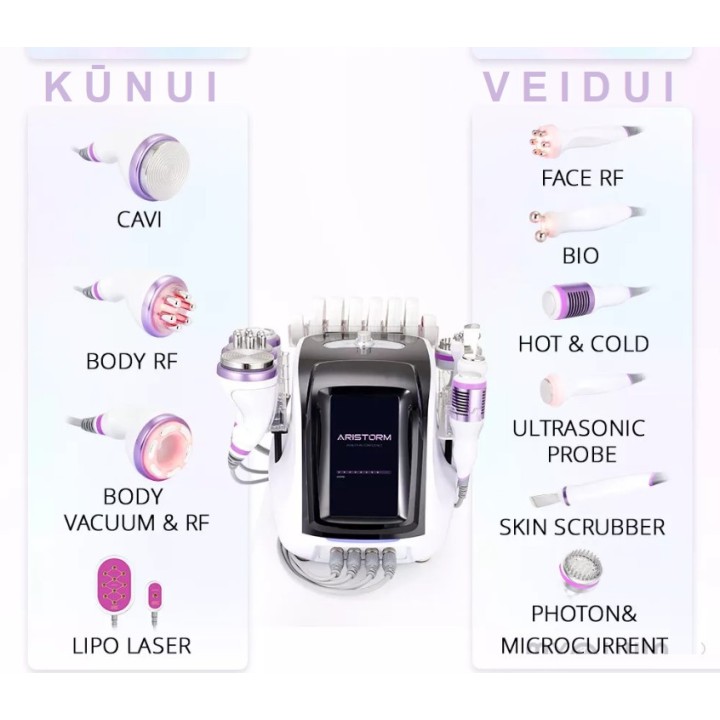Ultragarso kavitacijos vakuuminis RF Bio lipo lazerinis | Medisa.lt