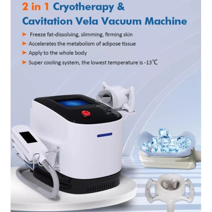 Velashape Cryo kavitacijos vakuumo mašina 2 in 1 | Medisa.lt