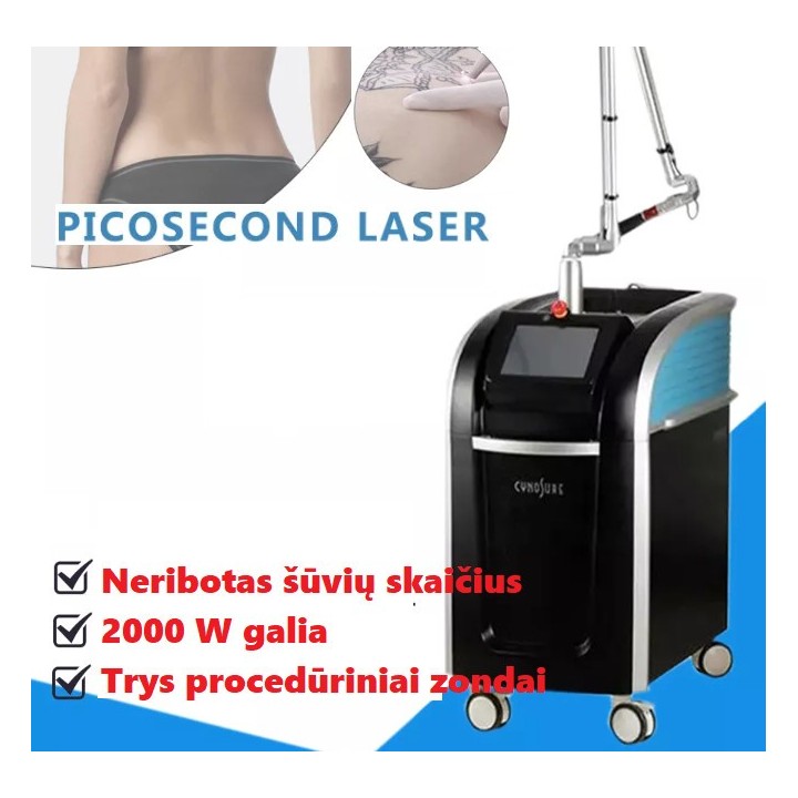 Pikosekundinis lazeris 1064 532 755 1320 nm | Medisa.lt